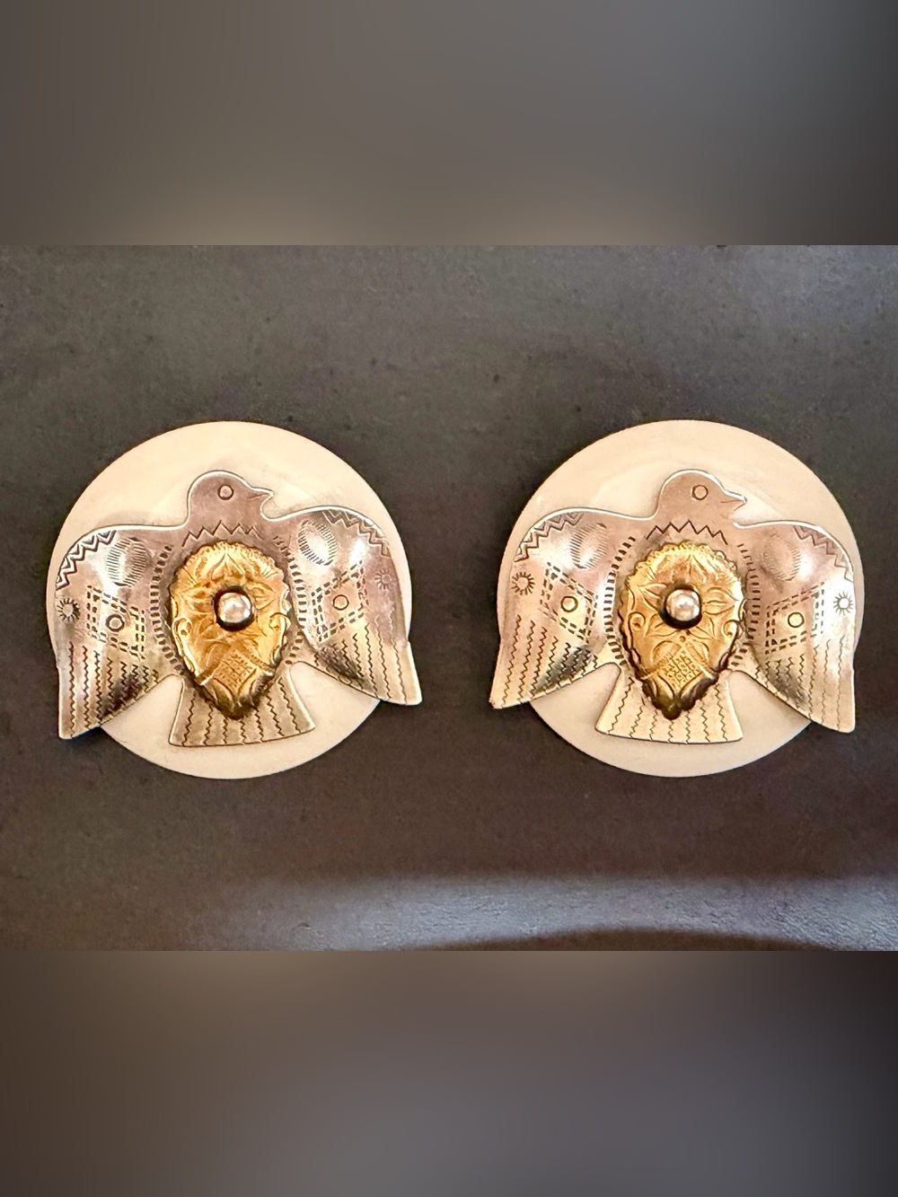 Vintage Thunderbird Post back Earrings
